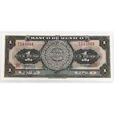 MEXICO 1970 . ONE 1 PESO BANKNOTE